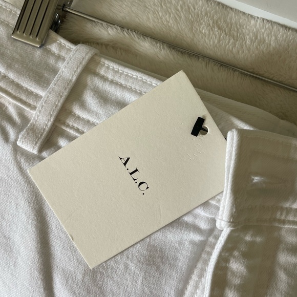 NWT ALC Hunter Denim Maxi Skirt in White - Picture 6 of 9